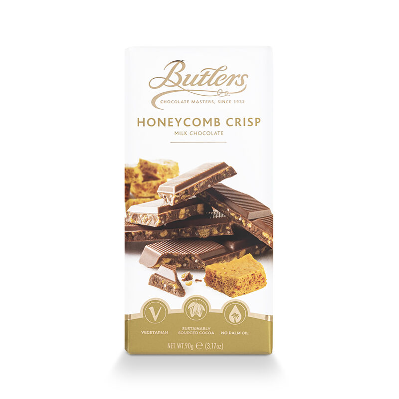 Butler's Milk Chocolate Honeycomb Crisp Bar 90g